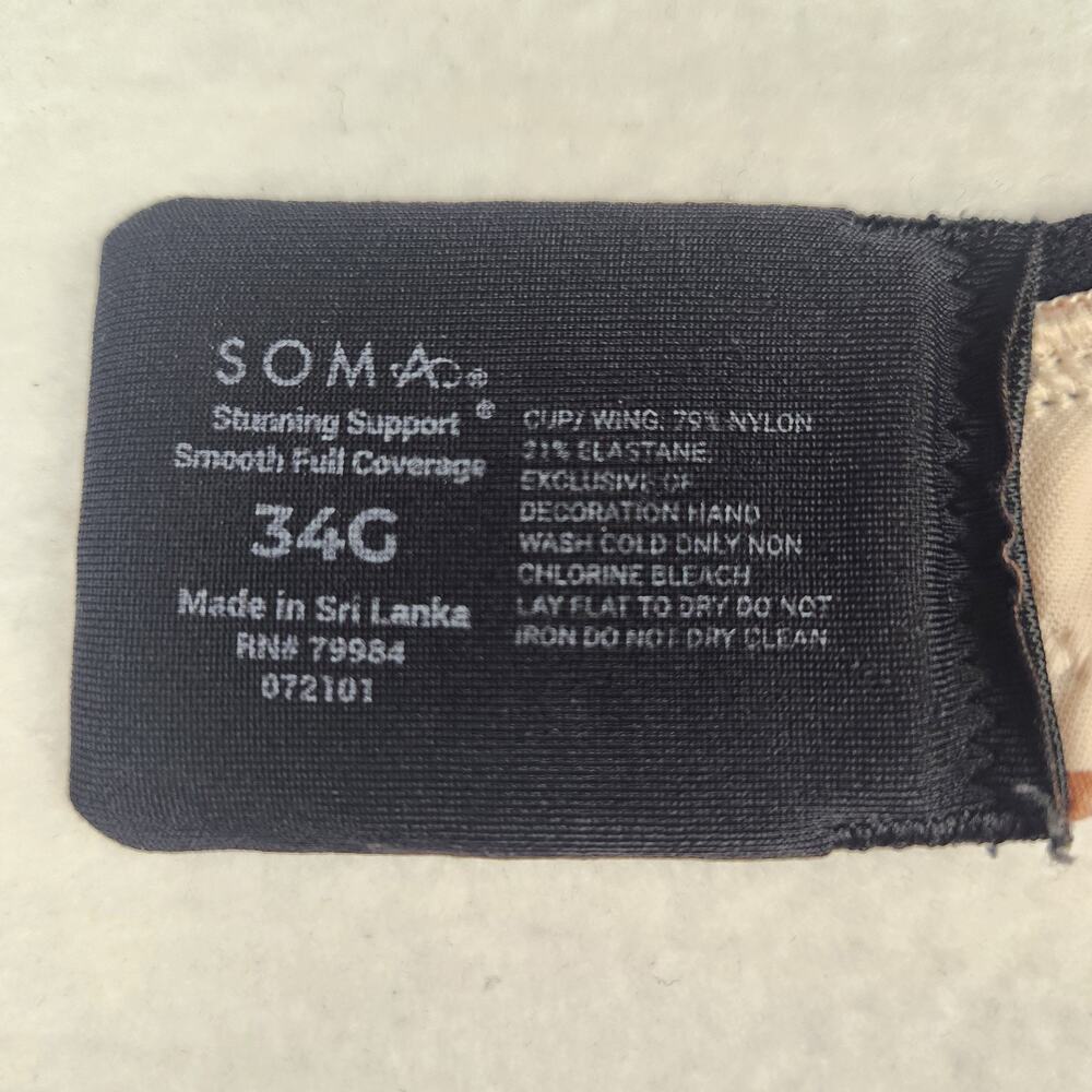 Soma Stunning Support Full Coverage Bra 'Divine Leopard' 34G - Picture 3 of 5